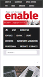 Mobile Screenshot of enablemagazine.co.uk